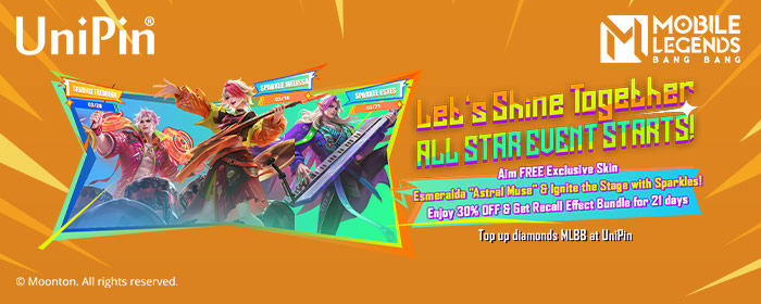 Unleash The Sparkle: ALLSTAR 2024 Themed Skins - Exclusive Discount Inside! (MY)